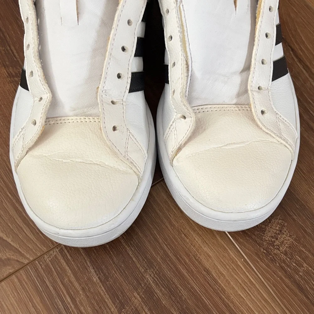 2/$22🌼 Adidas Grand Court Sneakers with Classic White and Black - Picture 3 of 14